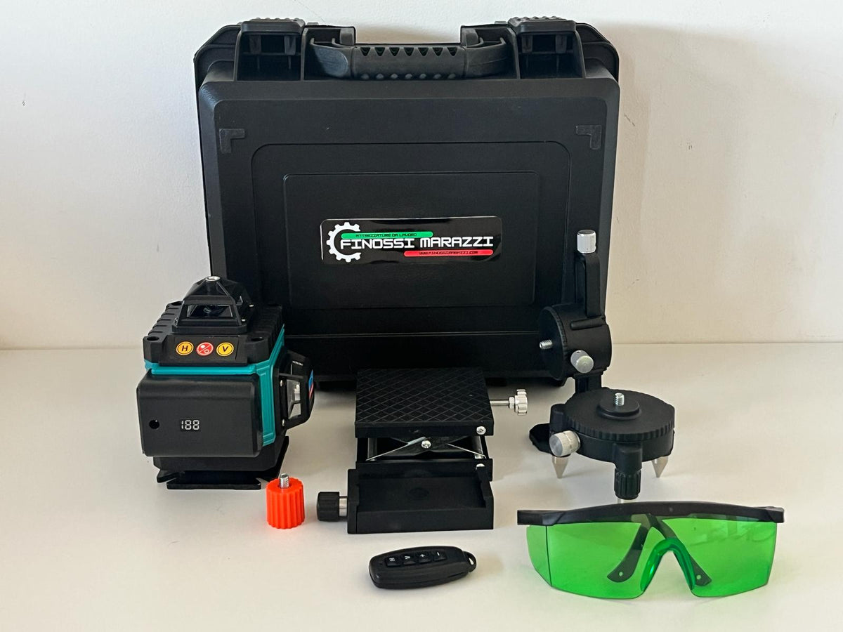 Combo kit Tassellatore professionale-Livella Laser Multilinee Professionale F.M. 16 - Trapano Avvitatore In Omaggio